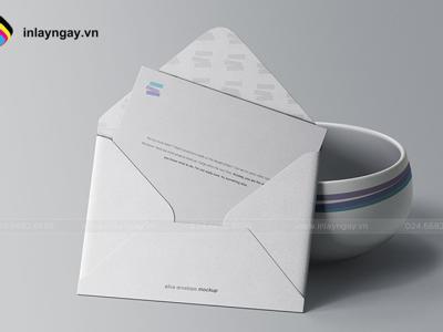 Những điều cần lưu ý khi in ấn phong bì