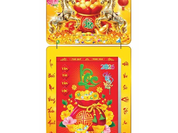 In lịch Tết, lịch treo tường, lịch để bàn