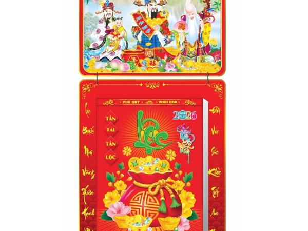 In lịch Tết, lịch treo tường, lịch để bàn