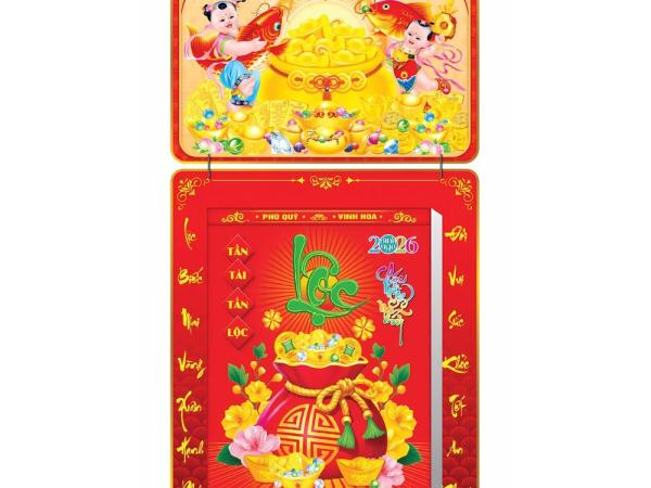 In lịch Tết, lịch treo tường, lịch để bàn