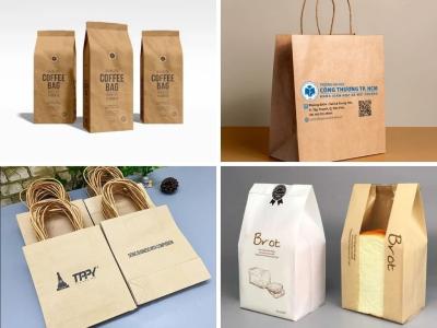 Phân loại túi giấy kraft dựa theo kiểu dáng và ứng dụng