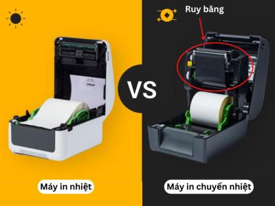 So sánh công nghệ in nhiệt với công nghệ in chuyển nhiệt