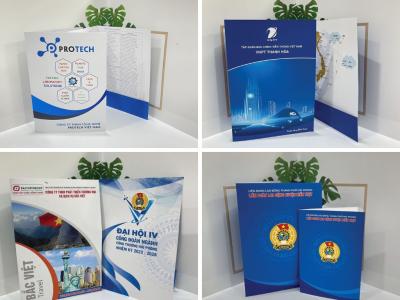 Hướng dẫn in kẹp file từ kiểu dáng đến chất liệu giấy in