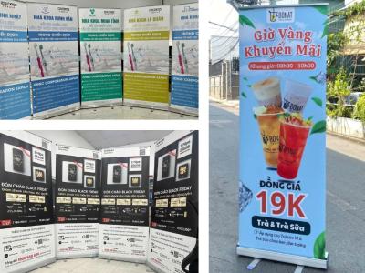 Các yếu tố cần lưu ý khi chọn in standee cuốn