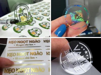 Mẹo khi thiết kế và in decal trong suốt dán kính hoặc sản phẩm