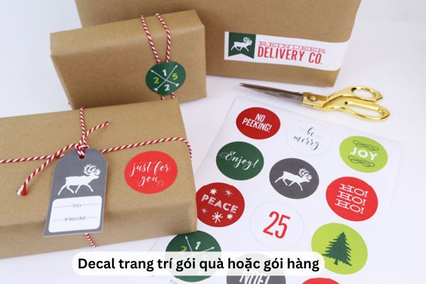 Decal quà tặng dịp Giáng sinh