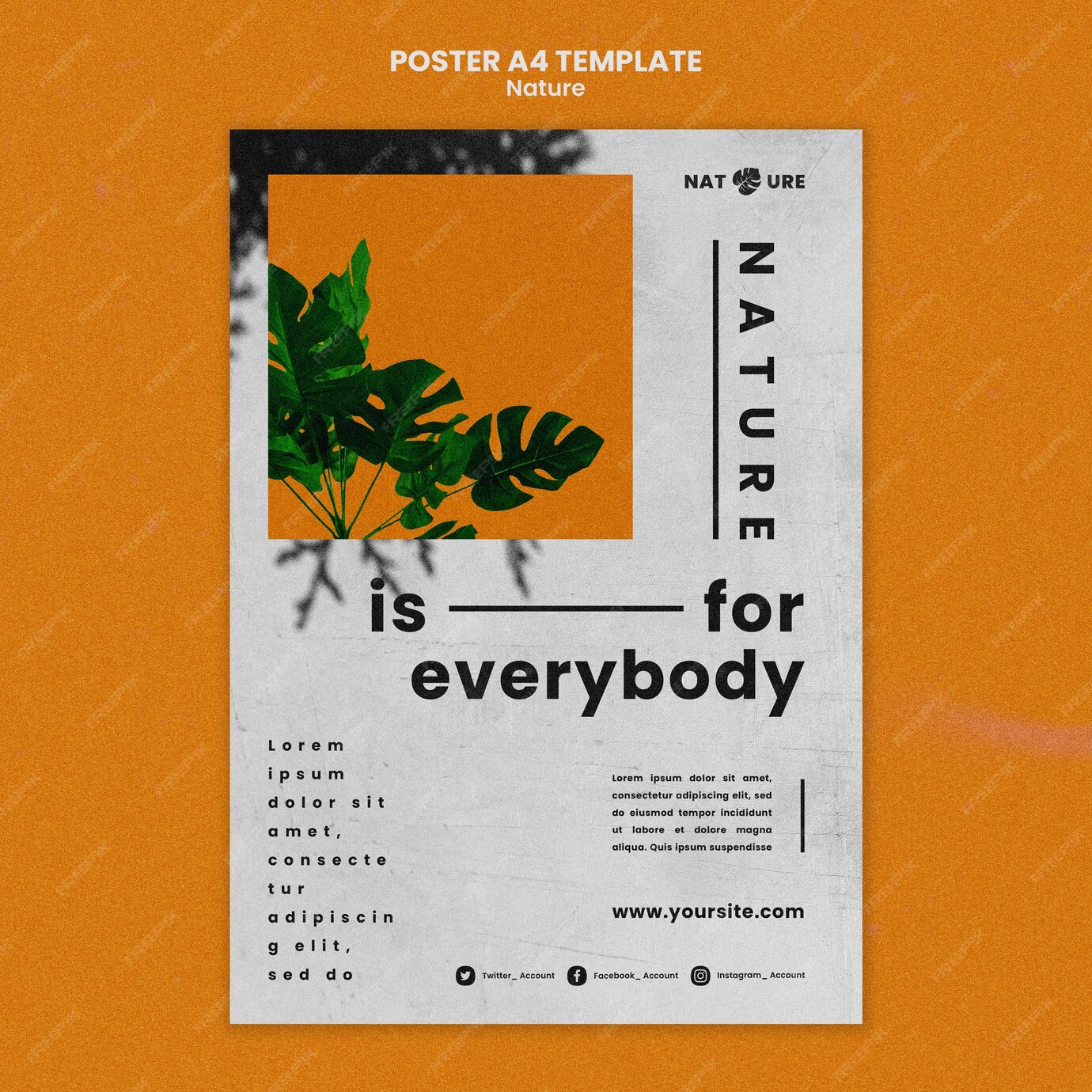 Template trong thiết kế poster doanh nghiệp