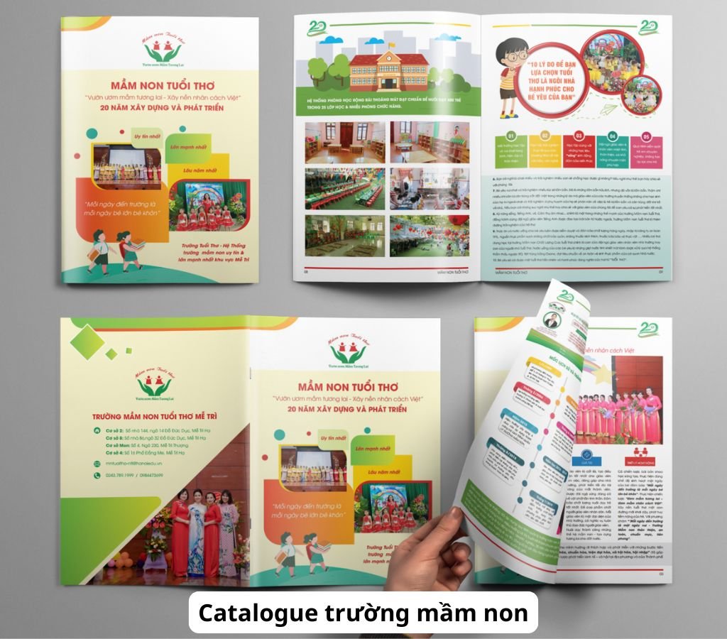 Mẫu catalogue trường mầm non