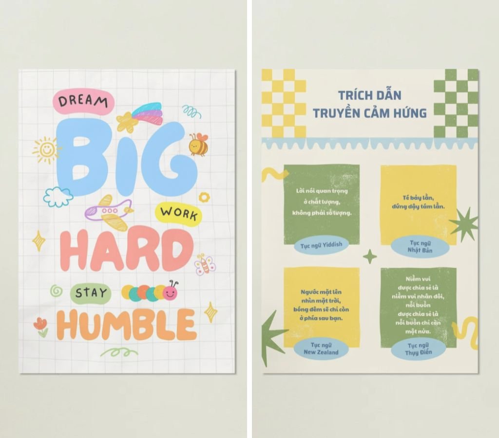Poster truyền cảm hứng