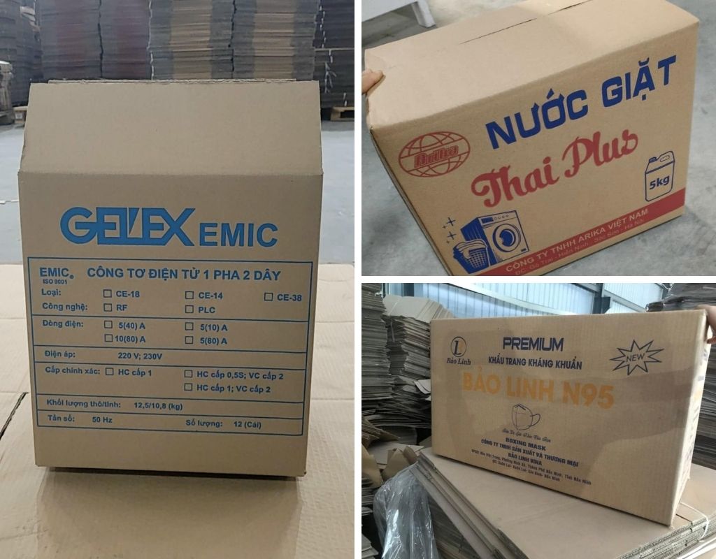 In thùng carton ngoài chức năng bảo vệ còn tăng độ nhận diện thương hiệu