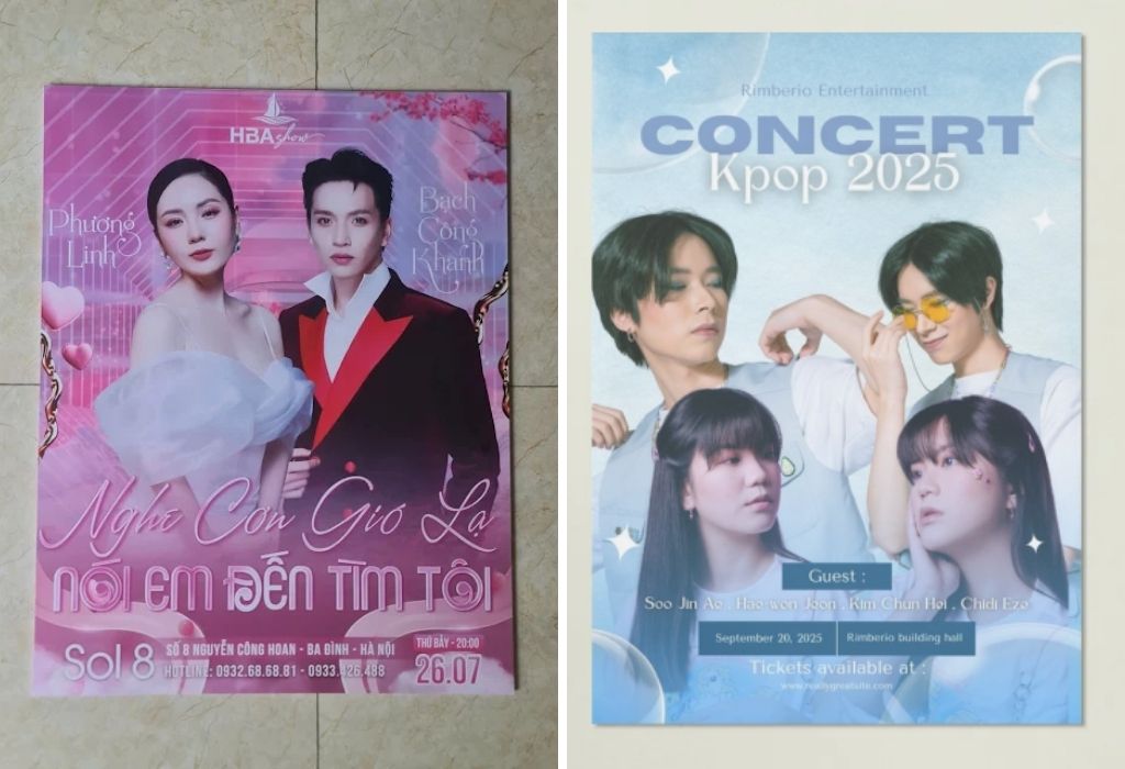 mẫu poster sự kiện âm nhạc