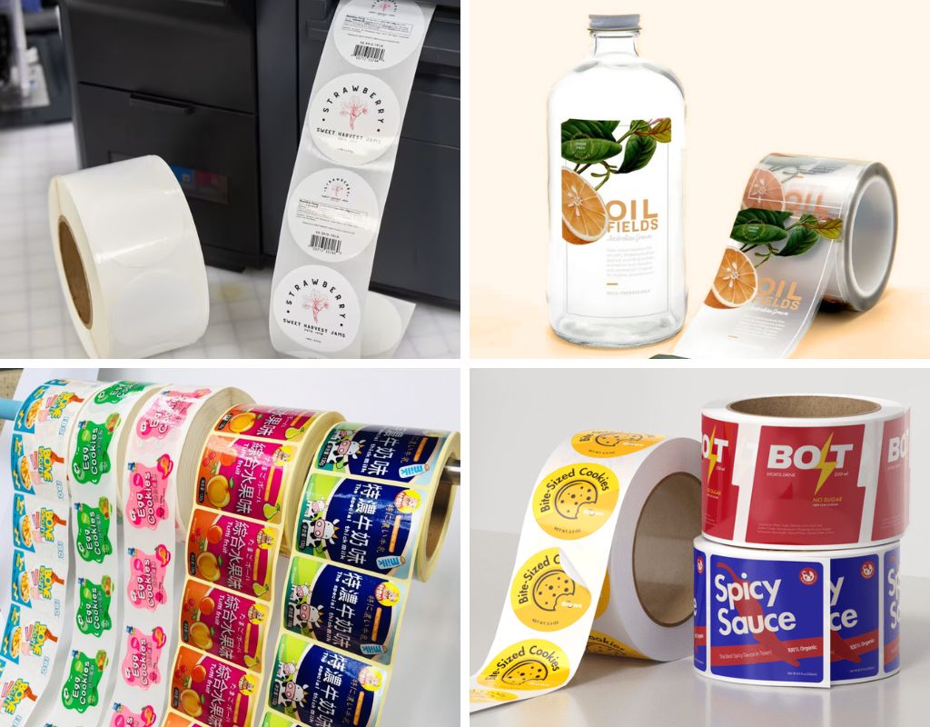 Tem cuộn thích hợp in số lượng lớn (>100) và quy trình đóng gói tự động hóa