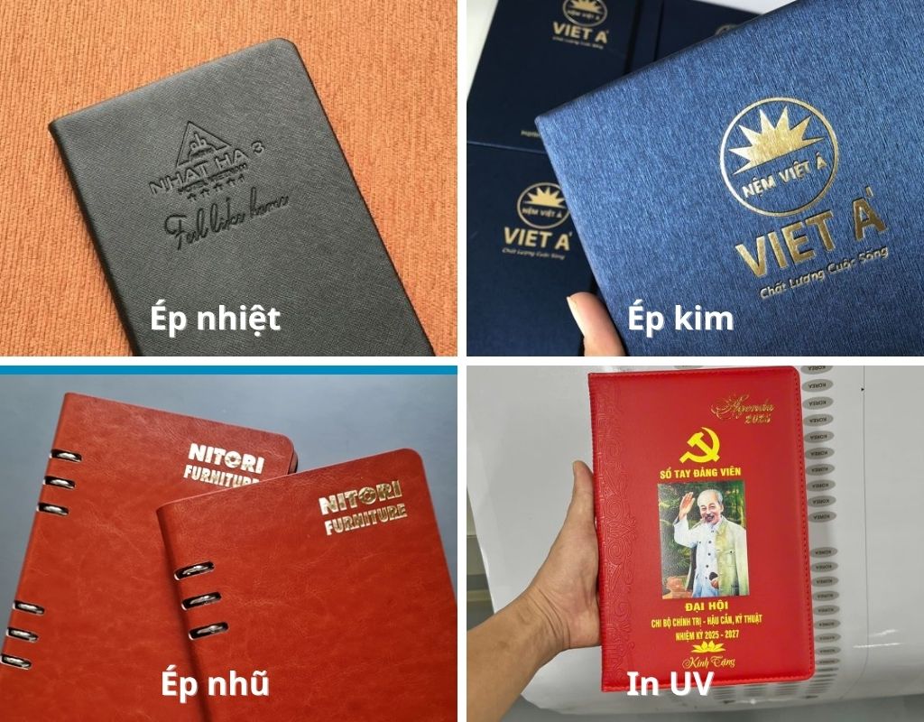 4 phương pháp in ấn nội dung lên bìa da